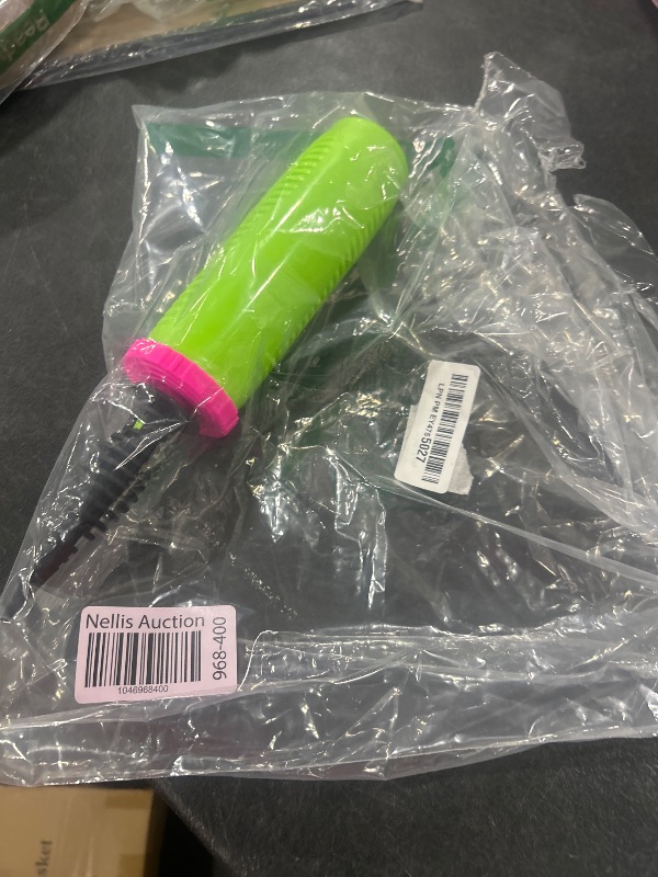 Photo 1 of ouyili Balloon Pump Handheld Two-Way Dual Action - Hand Blower Air Pumper for Balloons - Ballon Inflator Pumping - Manual Baloon Inflators Machine (Green 1 Piece)