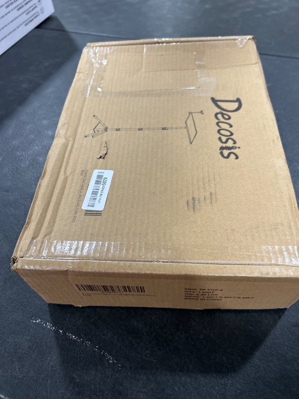 Photo 1 of DECOSIS Projector Stand Tripod, Laptop Tripod Stand Adjustable Height from 23.5 to 63.5 inches with Gooseneck Phone Holder, Laptop Floor Stand for Office, Home, Stage, Studio, DJ Racks Holder Mount