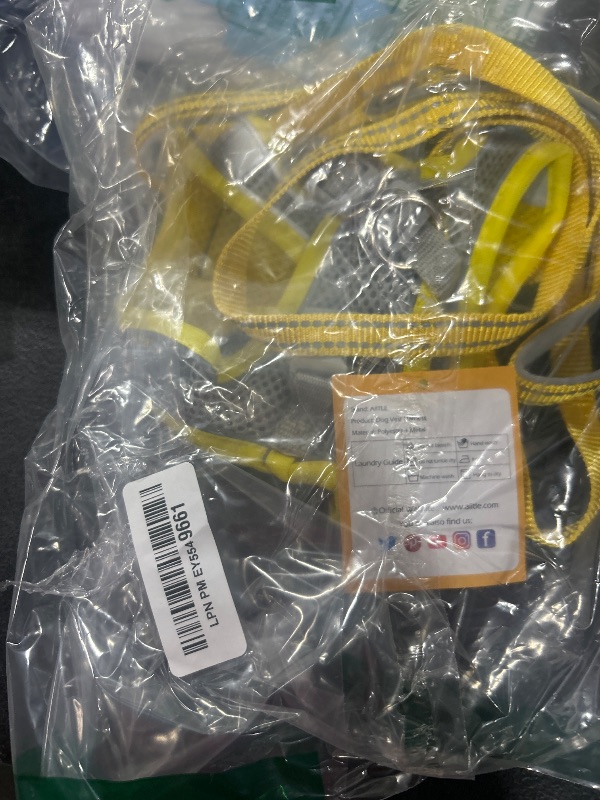 Photo 1 of AIITLE Comfortable Dog Harness and Leash Set for Walking - Spring Step in Vest Harness,Reflective Bands, Adjustable No Pull Puppy Essentials, for Small Dogs and House Cats Yellow XS