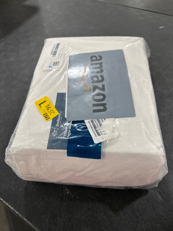 Photo 1 of Bedsure 100% Washed Cotton Duvet Cover Oversized King - Natural White Minimalist Linen Like for All Seasons - GentleSoft™ Plain Simple Bedding, 3 Pieces (White, Oversized King, 120"x98")