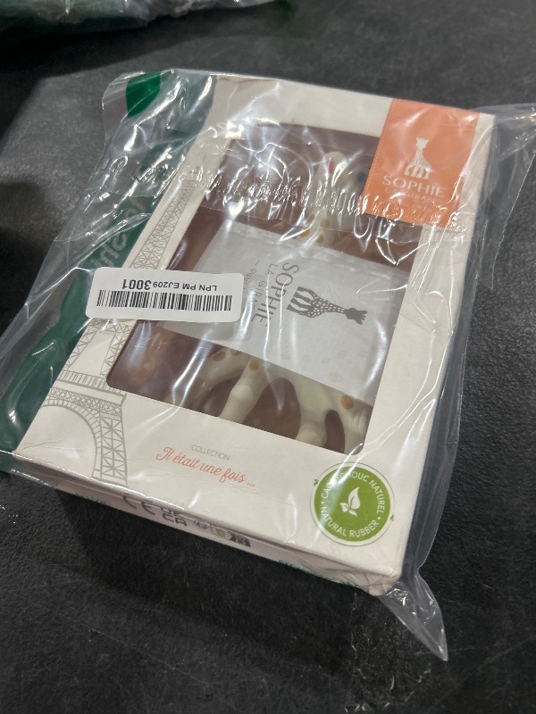 Photo 1 of Sophie la girafe | Handcrafted for 60 Years in France | 100% Natural Rubber | Designed for Teething Babies | Awaken All 5 Senses | Easy to Clean | Pack of 1