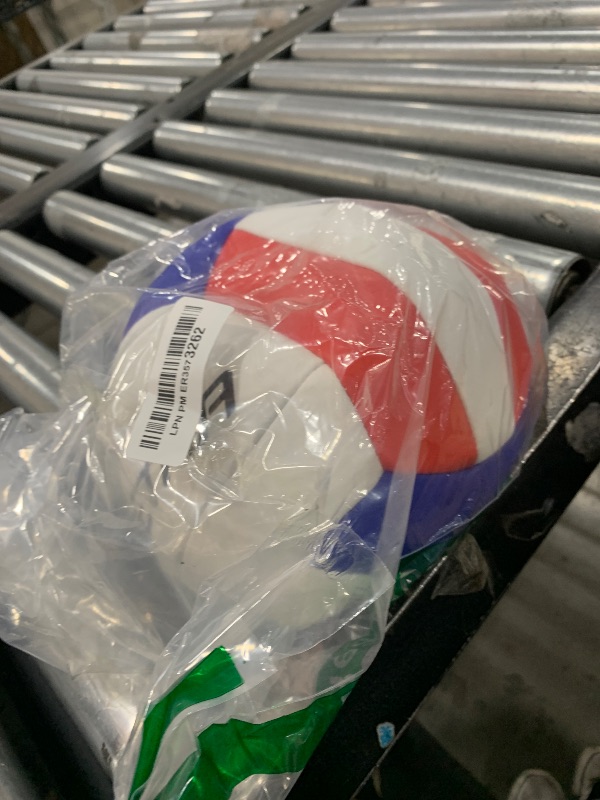 Photo 1 of VETRA Soft-Touch Volleyball - Official Size 5 Blue/Red/White - Waterproof PVC Cover & Durable Stitched Training & Match Ball for Indoor, Outdoor & Beach Use - Adults & Kids