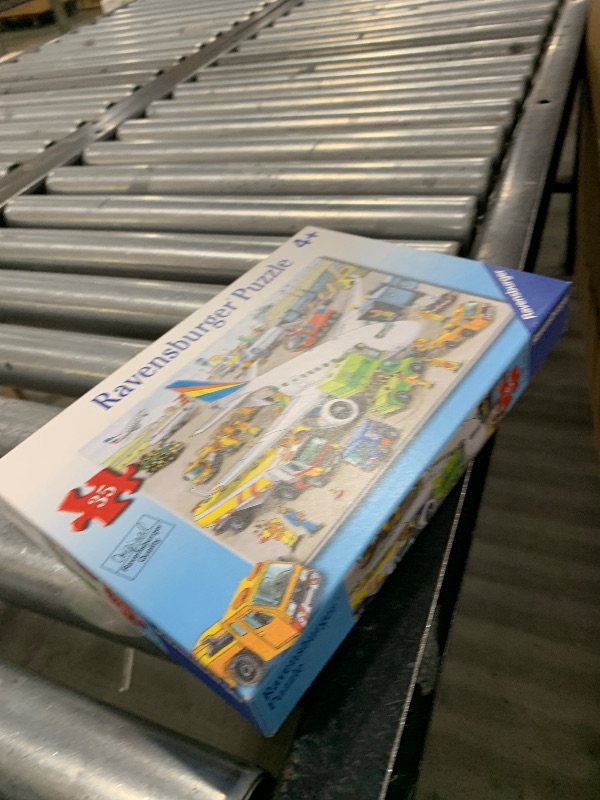 Photo 1 of Ravensburger Busy Airport - Engaging 35 Piece Jigsaw Puzzle for Kids | Unique, Perfectly Fitting Pieces | Anti-Glare Surface | Ideal for Skill Development | Excellent Gift Option