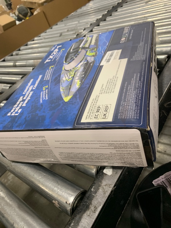 Photo 1 of BEZGAR RC Boat, 2 Packs 12 inch Fast Speed RC Boat 30 KPH with A Portable Suitcase for Lakes & Pools & Salt Water, Summer Toys for Adults and Ideal Gifts for Kids Boys Age 6 7 8-12 Years Old - TX2P1