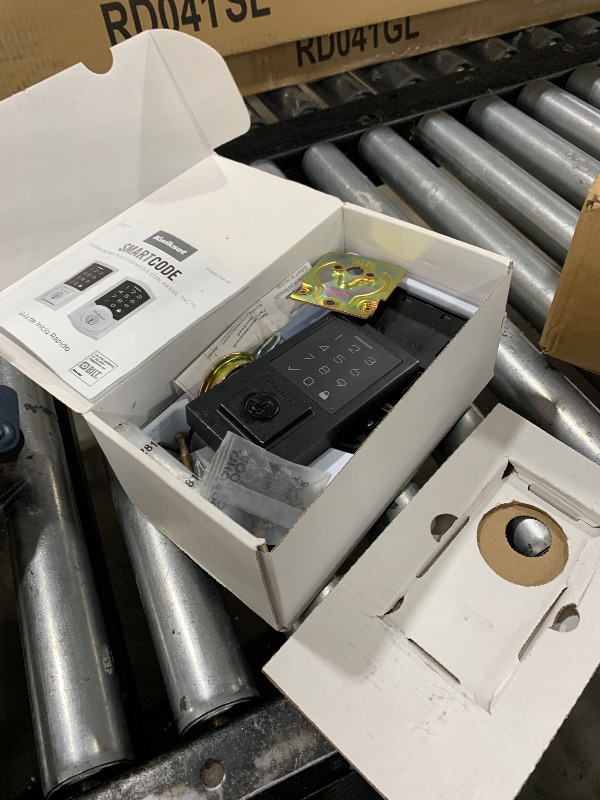 Photo 1 of Kwikset 9270CNT-514S Contemporary SmartCode Touchpad Electronic Deadbolt SmartKey Matte Black Finish