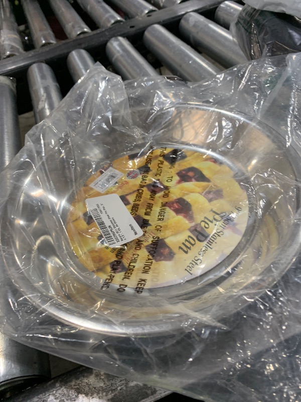 Photo 1 of Norpro 3811 Stainless Steel Pie Pan, 9" x 1.5", 1 EA, As Shown