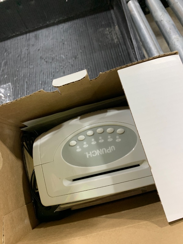 Photo 1 of uPunch HN2500 Calculating Time Clock Bundle for Small Business: Auto Align Employee Time Tracking System with 100 Time Cards, Ribbon, and Keys