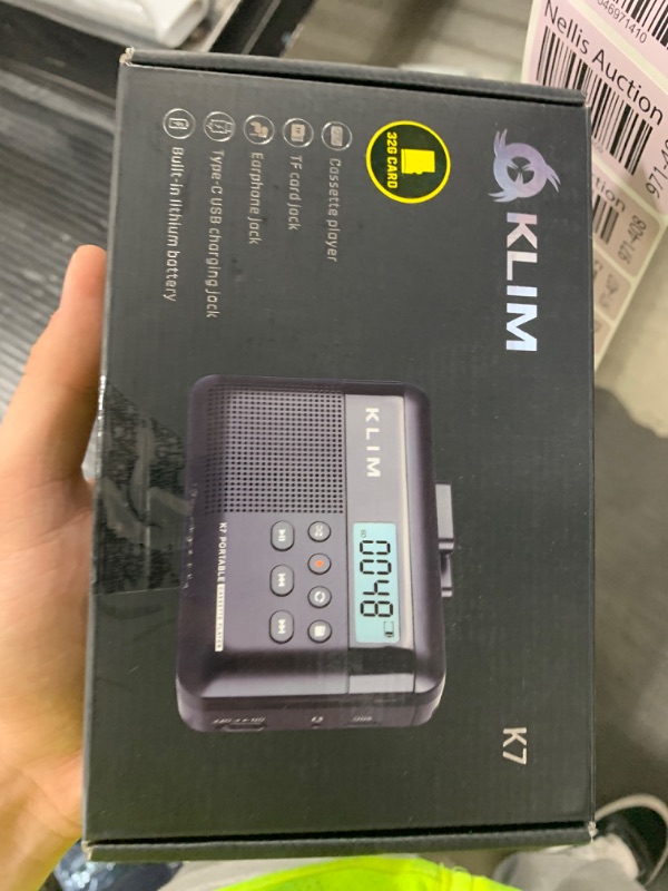 Photo 1 of KLIM K7 Cassette Tape Player + Cassette to MP3 Converter + Portable Cassette Player + Built-in Microphone & Speaker + Rechargeable Battery + Earphones + 32GB SD Card