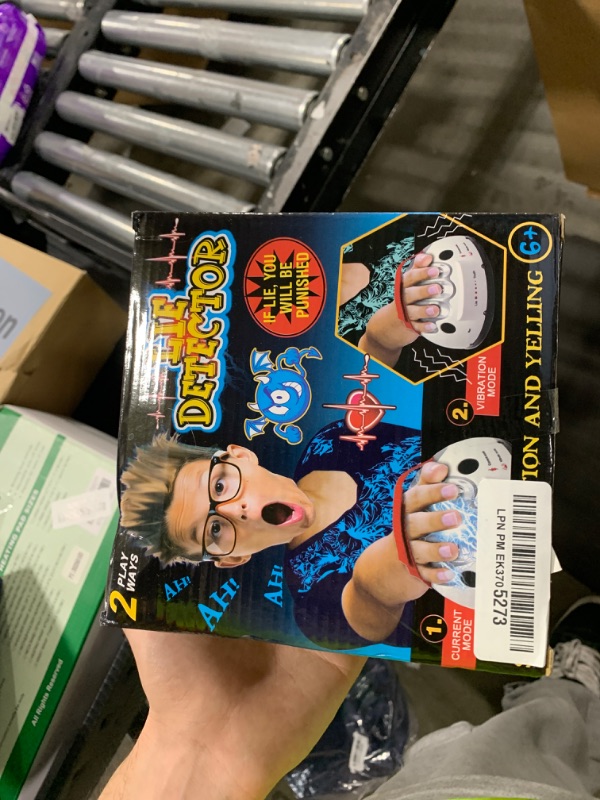 Photo 1 of JULAN Upgrade Micro Electric Shocking Lie Detector, Tricky Novelty Game Interesting Polygraph Test Truth Or Dare Game for Party Analyzer Consoles Gifts