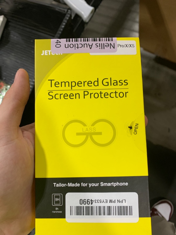 Photo 1 of JETech Privacy Screen Protector for iPhone 11 Pro, iPhone Xs and iPhone X 5.8-Inch, Anti Spy Tempered Glass Film, 2-Pack