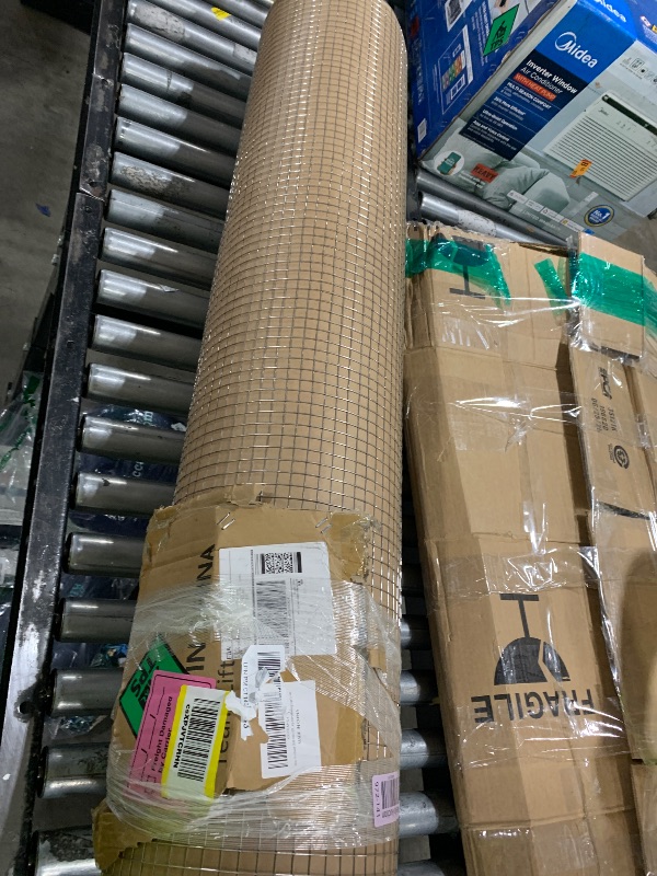 Photo 1 of Hardware Cloth 48inx100ft 1/2 Inch Galvanized, Chicken Wire Fence Chicken Rabbit Snake cage Wire Fence Mesh Roll,Garden Plant Welded Metal Wire Fence,Poultry Animal Netting cage Screen.