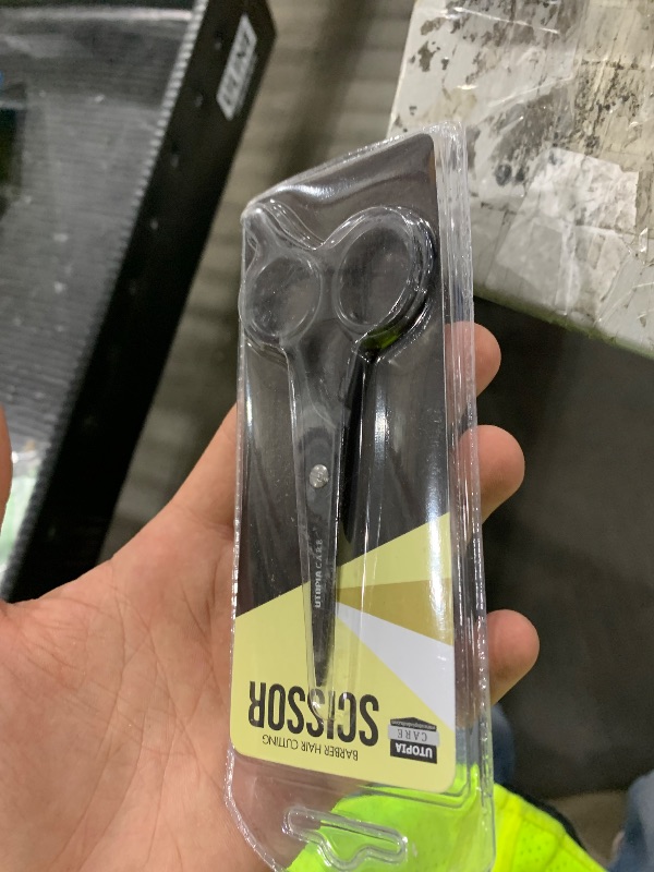 Photo 1 of Utopia Care Hair Cutting and Hairdressing Scissors 4.5 Inch, Premium Stainless Steel Shears with Smooth Razor and Sharp Edge Blades for Salons, Professional Barbers, Black