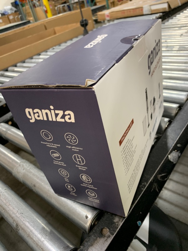 Photo 1 of Ganiza Immersion Blender Handheld, 6 in 1 Hand Blender Stainless Steel Blade, 15 Speed Stick Blenders Electric, 800ml Mixing Beaker, 600ml Chopper, Whisk, Frother, Potato Masher