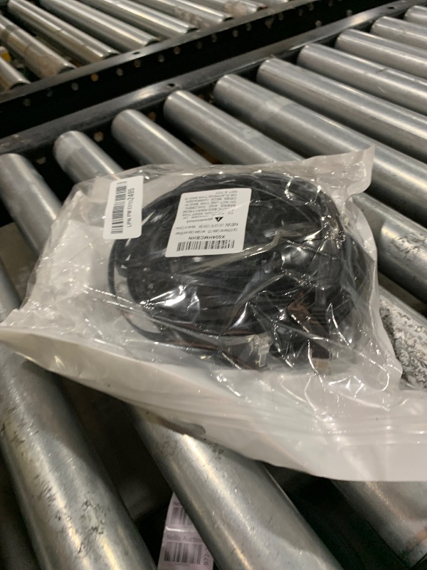 Photo 1 of Cat 6 Ethernet Cable 125 ft, Indoor&Outdoor, High Speed 10Gbps Flat Internet Network Cable, Cat5e Ethernet Patch Cable Long, Computer LAN Cable with Free Clips & Straps for Router, Modem, PS4/5, Black