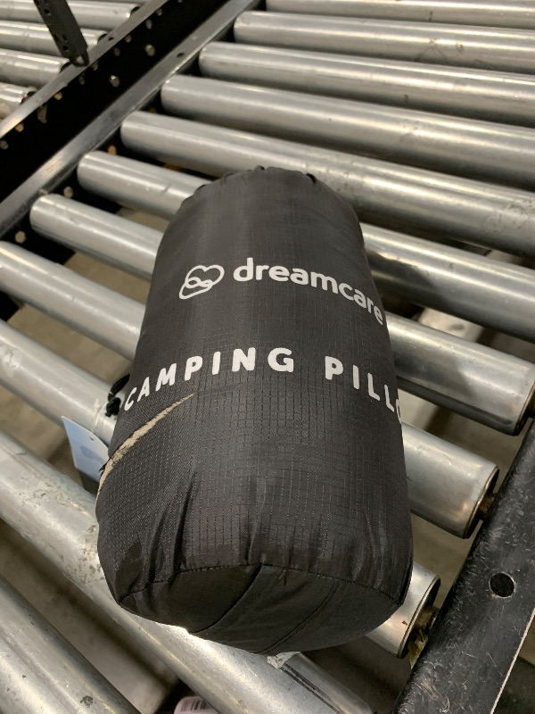 Photo 1 of DREAMCARE Camping Pillow, Memory Foam Travel Pillow, Camping Accessories - Small Pillow Camping Essentials Camping Pillows for Sleeping, Backpacking Pillow, Travel Pillows for Sleeping (Medium,Grey)
