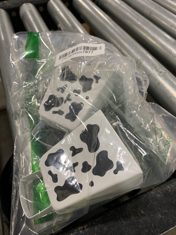 Photo 1 of Beistle 2 Piece 4" Metal Cow Print Cowbells, Animal Theme, Noisemakers For Football Games and Sporting Events, Celebrating With You Since 1900