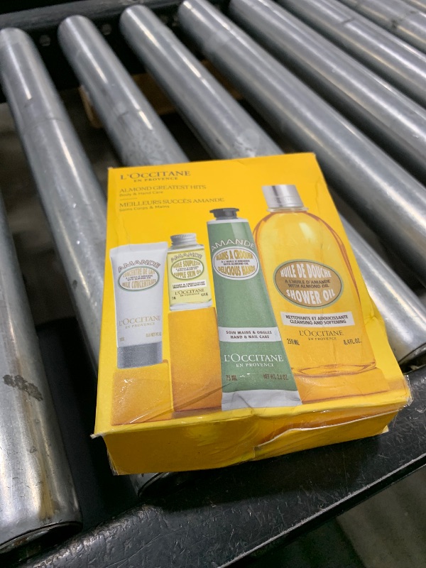 Photo 1 of L'OCCITANE Almond Greatest Hits: Cleansing Shower & Supple Skin Oils, Moisturizer & Hand Cream, Purifies, Hydrates, Smooths Skin, Bath & Body Motherâ€™s Day Gift Set