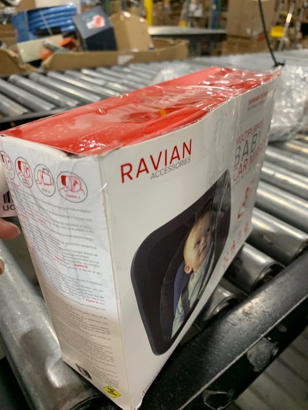 Photo 1 of Baby Car Mirror Rear Facing Baby Essentials 100% Shatterproof Safest Clear View 360° Adjustable to All Seats and Ages Crash Tested Fully Assembled