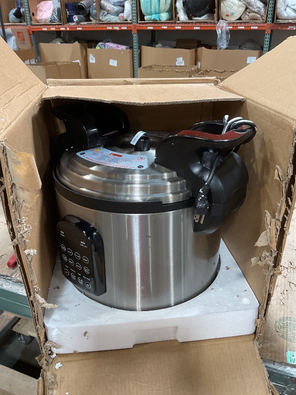 Photo 1 of 17.8QT Commercial Electric Pressure Cooker, 8-in-1 cooking Stainless Steel