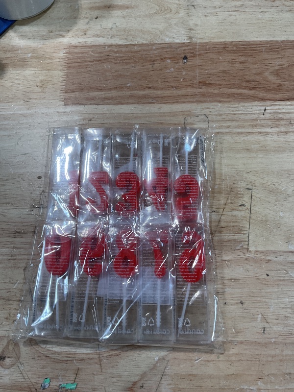 Photo 1 of 10 Count Number Candles, Birthday Cake Candles Colourful Candle, Number 0-9 Cake Topper Decoration Candles Number 0 1 2 3 4 5 6 7 8 9 For Birthday Wedding Anniversary Party Celebration