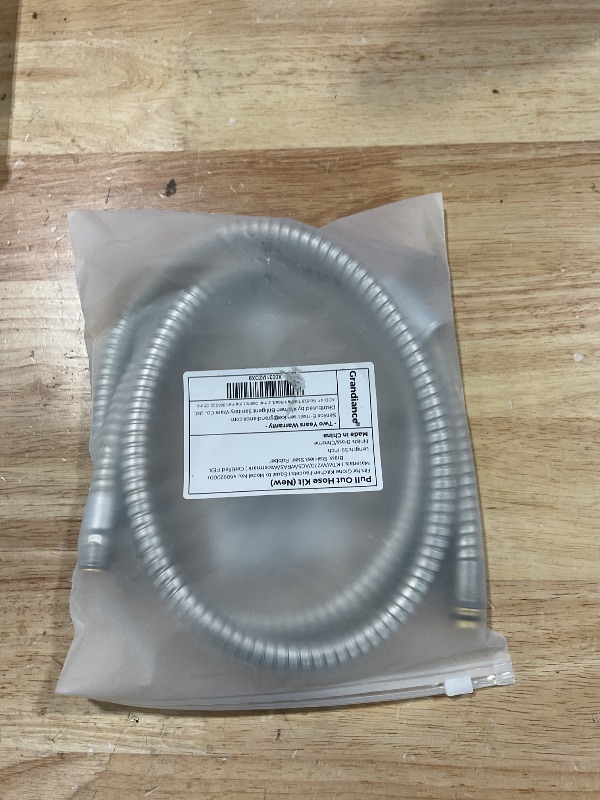 Photo 1 of 46092000 Pull Out Spray Hose for Grohe Kitchen Faucets, Pull Down Kitchen Faucet Hose Replacement for Alira and Ladylux and Euro Plus, 59-Inch Chrome Finish (Chrome Finish)