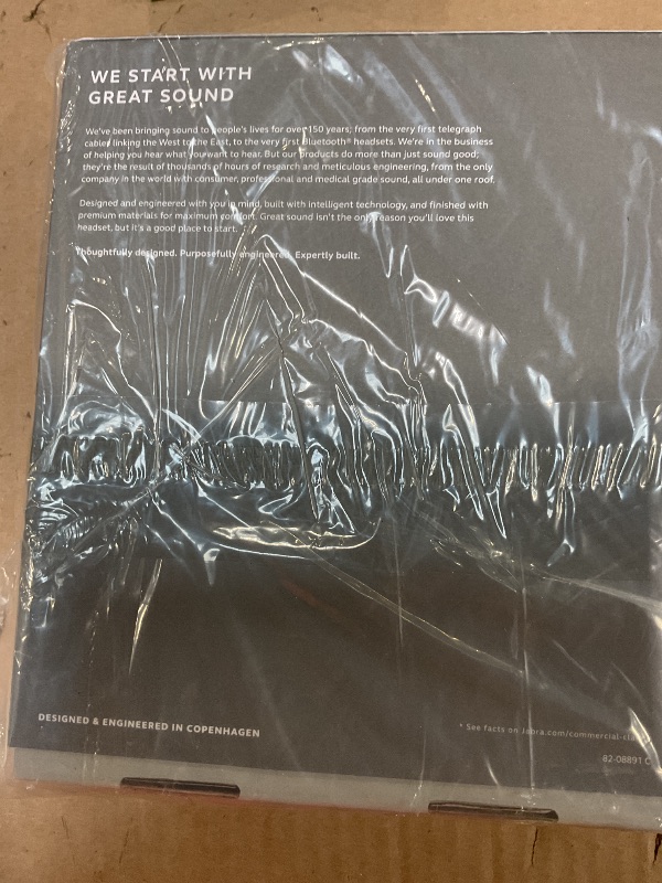 Photo 1 of **MISSING DETACHABLE MICROPHONE/ DONLGE (STILL FUNCTIONAL W REGULAR BLUETOOTH)**** Jabra Evolve2 85 - USB-A UC Stereo - Black Wireless Headset/Music Headphones Black
