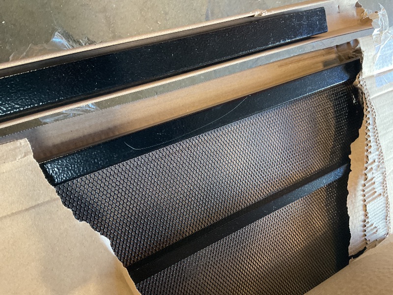 Photo 1 of ** Minor scratch damage** JUBEST Steel Security Screen Door, 32" x 80", Black Outswing
