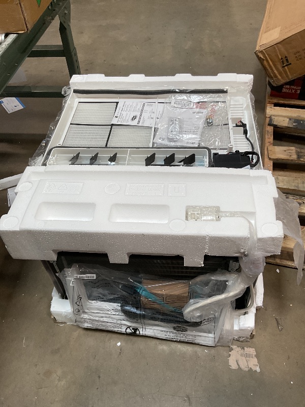 View 3 of ** minor dent damage**LG 18,000 BTU Smart Window Air Conditioner