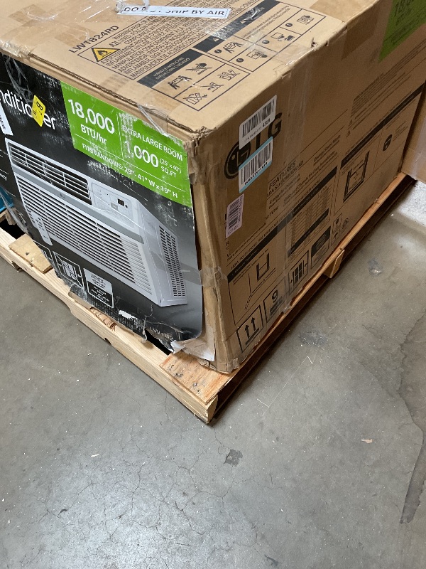 Photo 1 of ** multiple minor dent damage**LG 18,000 BTU Window Air Conditioner