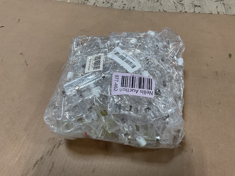 Photo 1 of 50PCS Double Sided Clear Sign Clips, Acrylic Price Display Clips for Store