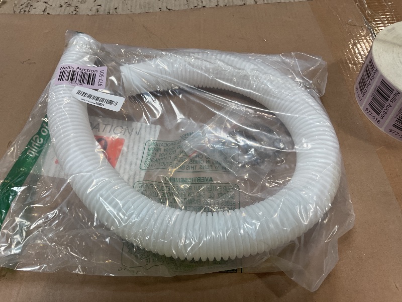 Photo 1 of 1.5” x 3ft Above Ground Pool Hose Replacement – Pool Pump Hose, Compatible with Intex, Coleman & Bestway Filters (1 pack white)