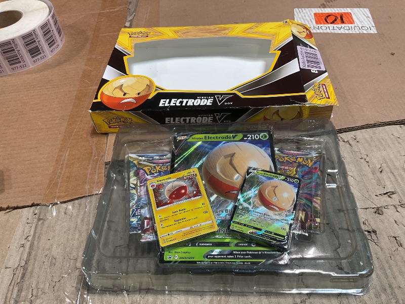 Photo 1 of ***minor packaging damage***Pokemon TCG: Hisuian Electrode V Box