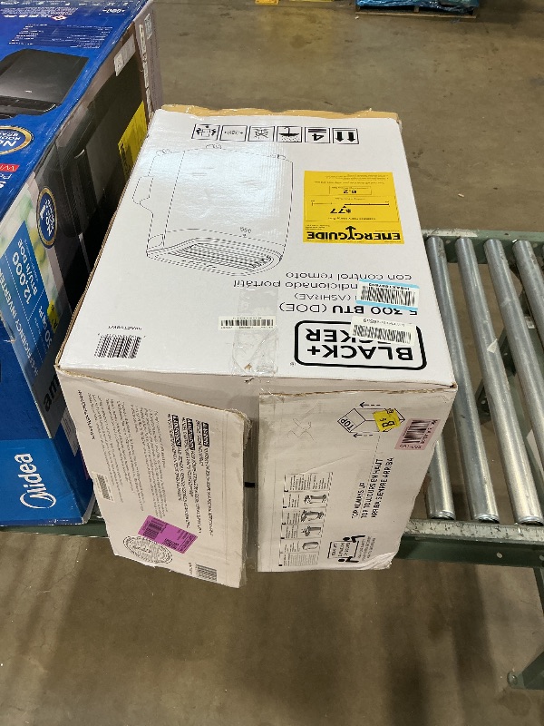 Photo 1 of ***USED***BLACK+DECKER Portable Air Conditioner, 9,000 BTU, BPACT08WT, White