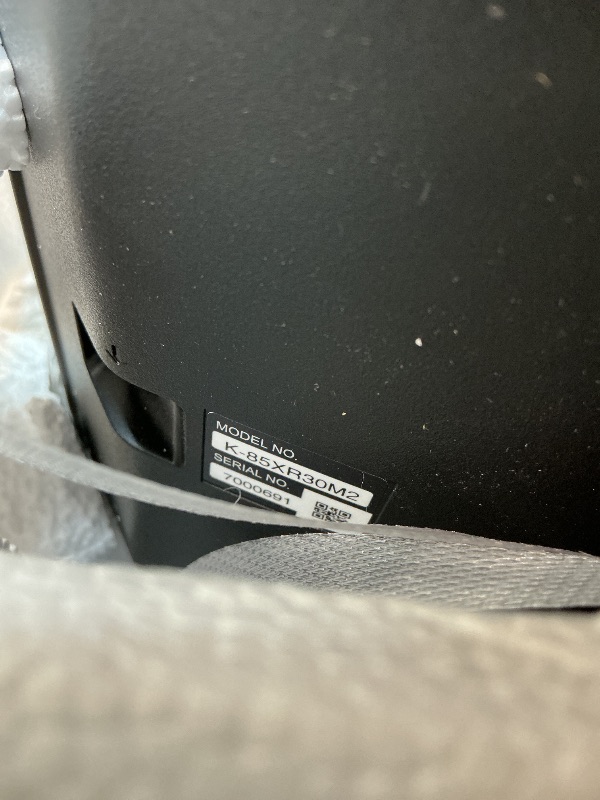 Photo 1 of ** minor scratch damage/LED green line when there is a black screen. Had to tap the top and back softly to get the picture. Missing remote..**Sony 85 Inch BRAVIA 3 LED 4K HDR Smart GoogleTV (K-85S30) | Dolby Vision/Atmos, Exclusive Features for PlayStatio