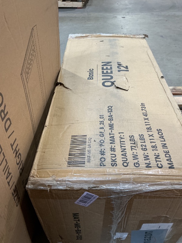 View 2 of 12-in Medium Queen Foam Mattress in a Box