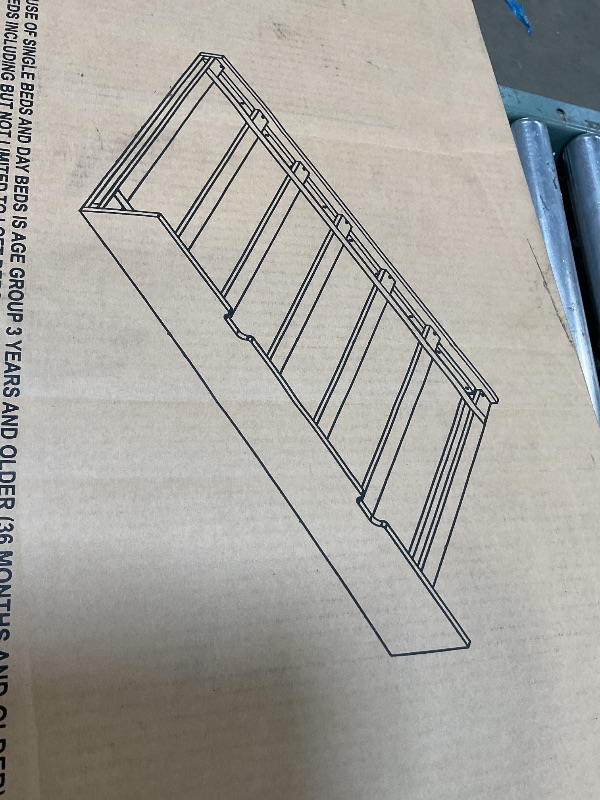 Photo 1 of ***INCOMPLETE SET/ TRUNDLE ONLY/ MISSING REST OF FULL SIZE BED FRAMING**** Max & Lily Full Bed Frame with Trundle - White