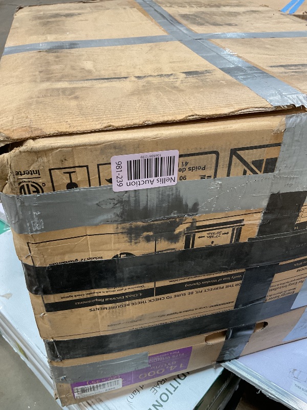 Photo 1 of ** minor dent **LG 14000 BTU Window Air Conditioners Remote Control WiFi Enabled App Ultra-Quiet Washable Filter Cools 700Sq.Ft for Large Room AC Unit air conditioner Easy Install White LW1521ERSM1