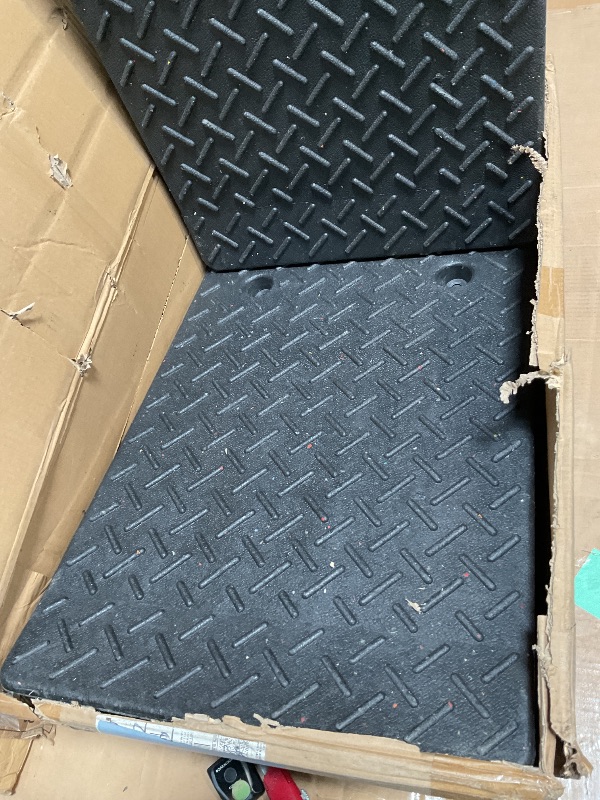 Photo 1 of ** ramps only. Minor use wear**Coocure 7.9" Rise Rubber Threshold Ramp (2-Pack)