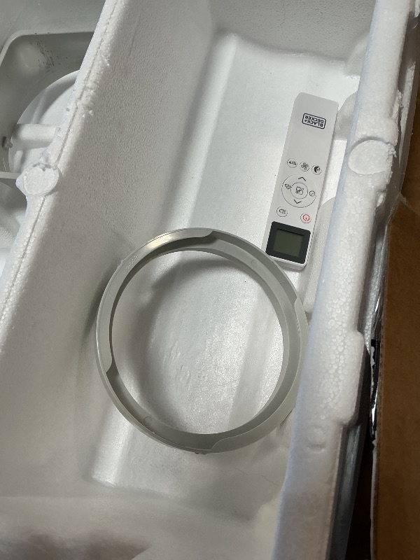 Photo 1 of **** MISSING WINDOW HOSE****BLACK+DECKER Smart Portable Air Conditioner, 14,000 BTU, BPACT14WT, White