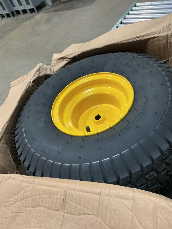 Photo 1 of 2Pcs 20x8.00-8 Rear Tire and Wheel Assemblies, Not D-Axel Wheel