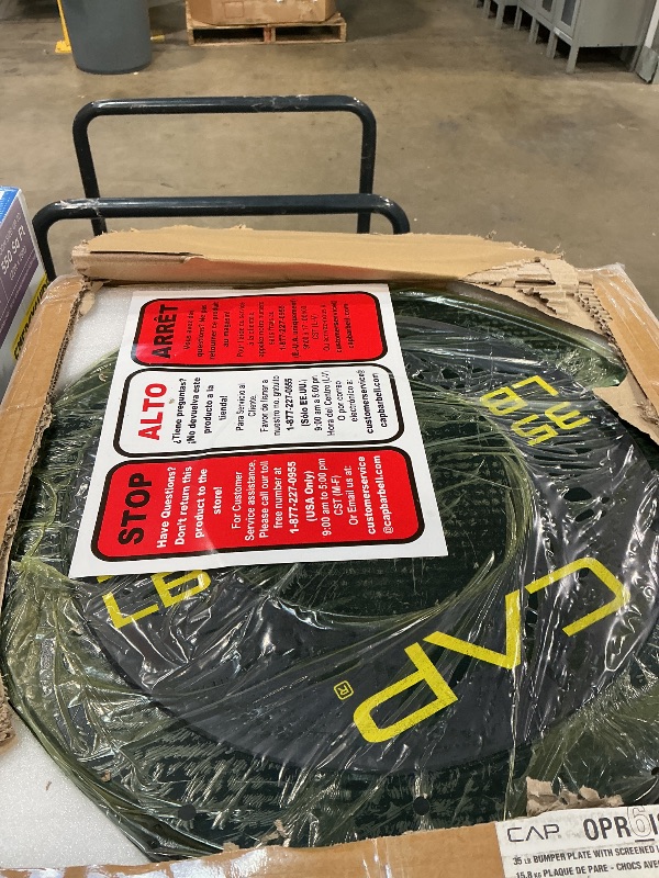 Photo 1 of *** SIX OUT OF 10 PLATES ****CAP Barbell 2-Inch Olympic Bumper Plate Weight Set