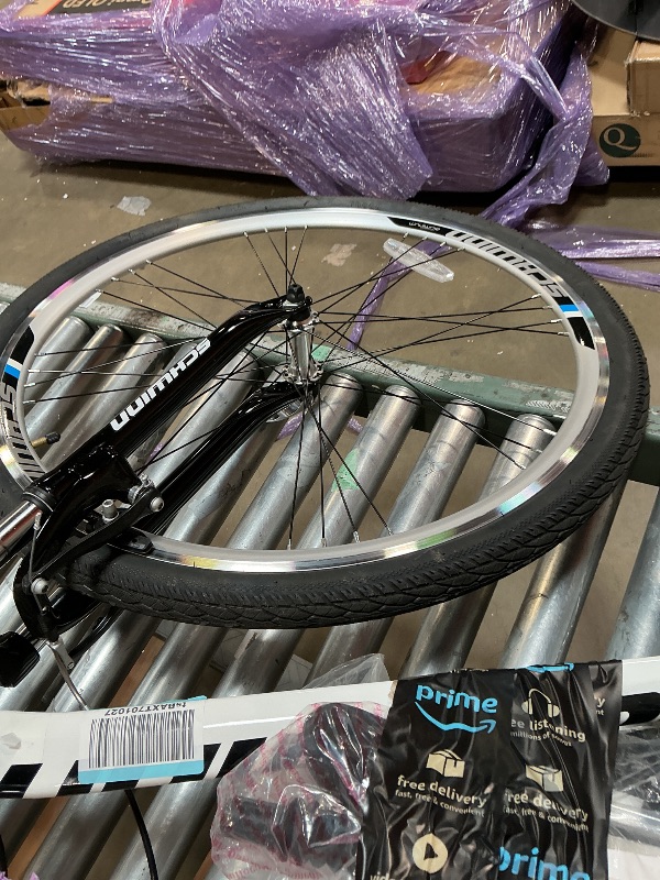 Photo 1 of *** PIECES MUST BE ASSEMBLED WHITE COLOR REFER TO NELLIS PHOTO ***Schwinn Network 1 Hybrid Bike, 700c Mens and Womens Bike, 21-Speed Hybrid Bicycle, Aluminum Frame, Suspension Fork, Alloy Linear Pull Brakes, Adult Bicycle