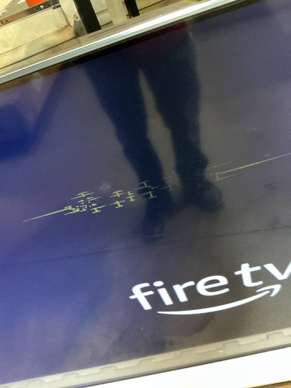 Photo 1 of ***PIXELATED DAMAGE SEE PICTURES***Amazon Fire TV 75" Omni QLED Series 4K UHD smart TV, Dolby Vision IQ, Fire TV