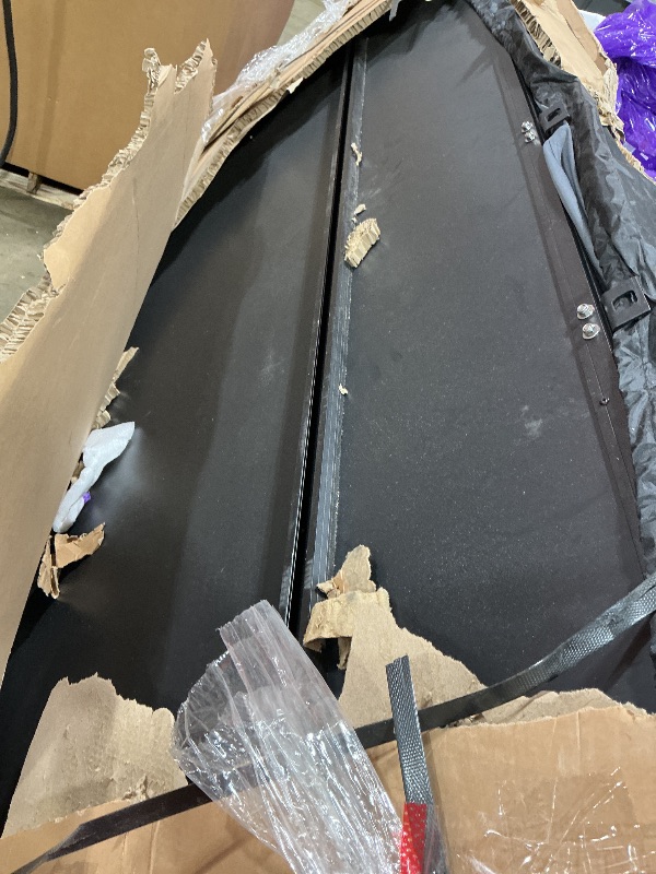 Photo 1 of ***OPEN PACKAGE/ MISSING PARTS UNKNWN***SanHima Rooftop Tent Hard Shell - Hotham Overland Aluminium Roof Top Tent w/Interior Space 79"x52"58", Full Ceiling LED Light & Skyview Window, 2” Thick Mattress, for Car SUV Truck Camping, Gray