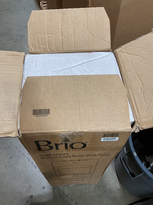 Photo 1 of ***FOR PARTS ONLY/ NON-FUNCTIONAL*** Brio Bottom Loading Water Cooler Dispenser for 5 Gallon Bottles - 3 Temperatures with Hot, Room & Cold Spouts, Child Safety Lock, LED Display with Empty Bottle Alert, Stainless Steel