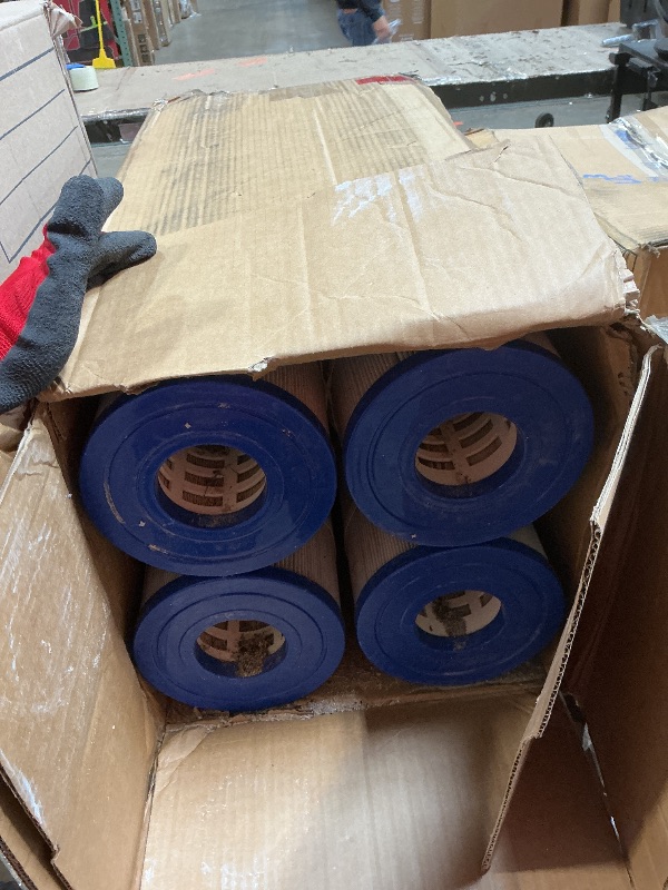 Photo 1 of ***USED***fishing port C-7468 Pool Filter Cartridge Compatible with Jandy CL460, CV460, PJAN115/ -M/ PAK4,A0558000,Unicel C-7468, Filbur FC-0810, 4X115 sq.ft Cartridge 4 Pack