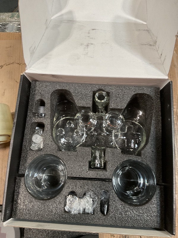 Photo 1 of ***DIRTY/MINOR DAMAGE**** Game Whiskey Decanter Set, 28oz Tequila Whiskey Decanter Sets for Men