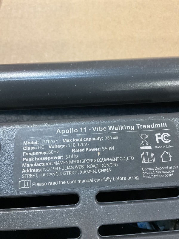 Photo 1 of ***DAMAGED**NOT WORKING PROPERLY*** Vitalwalk Walking Pad with Incline Portable Treadmills for Home Small Space