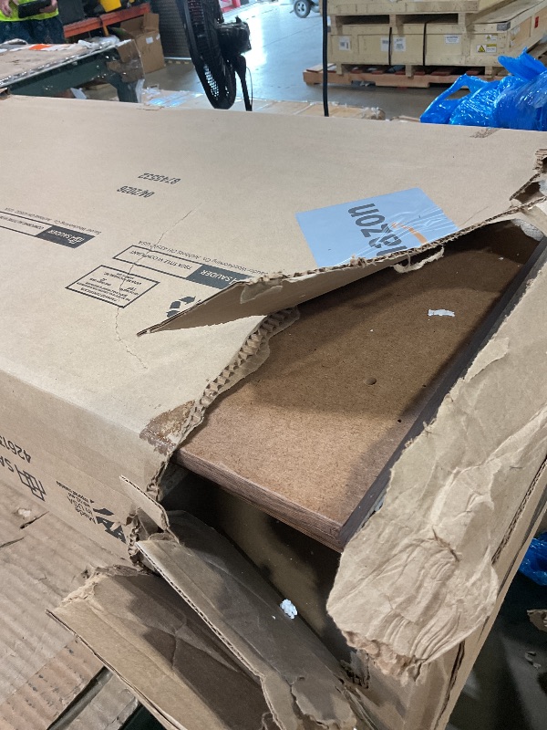 Photo 1 of *** DAMAGED BOX HARDWARE MAY BE MISSING ***Sauder Miscellaneous Storage Sewing/Craft Cart/ Pantry cabinets, Vintage Oak finish