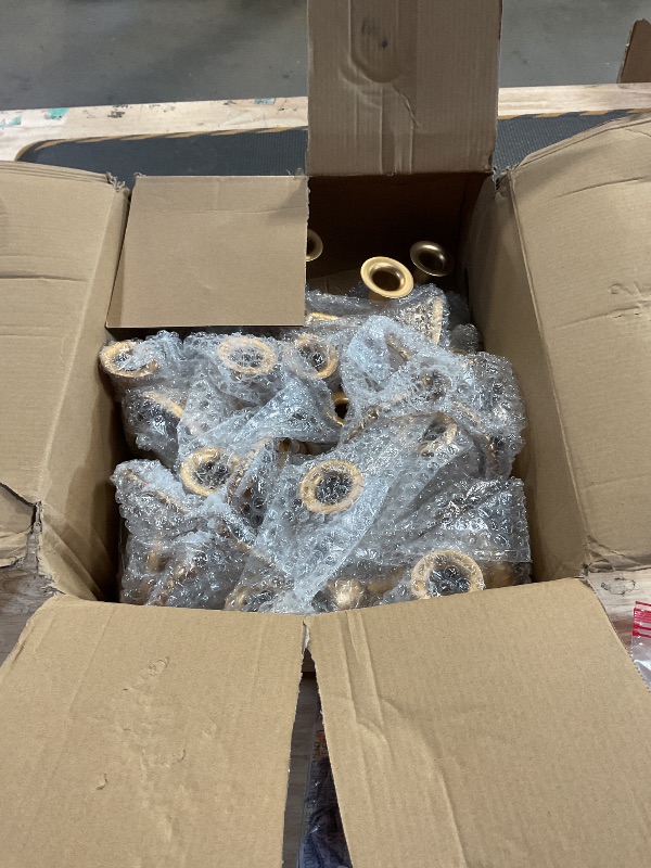 Photo 1 of ***RECOMENDED FOR PARTS/ MISSING ASSEMBLY PIECES*** Romadedi Gold 5 Arm 11.8" Candelabra Candle Holders, Set of 6